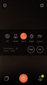 Nova App Flash Settings